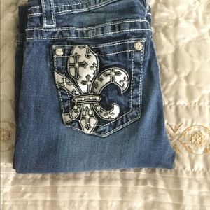 Blue miss me jeans size 27